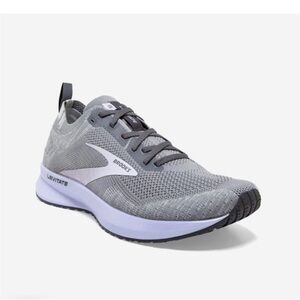 Brooks Running Shoes Womens 8.5B Gray Purple Levitate 4 Athletic Blackened Pearl